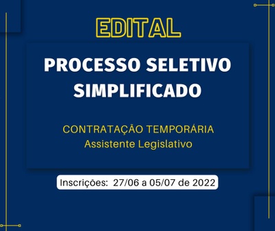 Processo Seletivo 01-2022